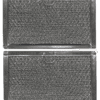 (2 Pack) Aluminum Mesh Grease Microwave Oven Filter Replacements
